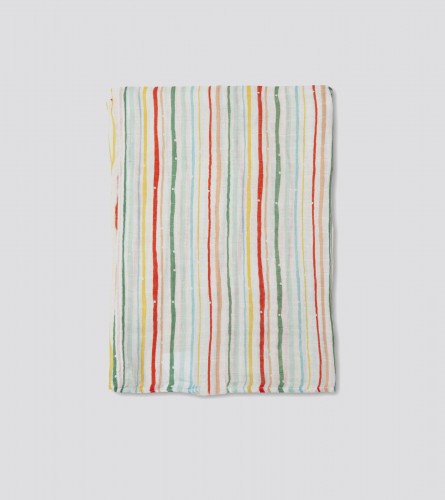 Muslin Swaddle - Holiday Stripes